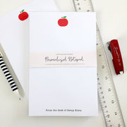 Apple Personalized Notepad