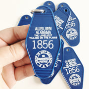 Auburn, Alabama Motel Keychain