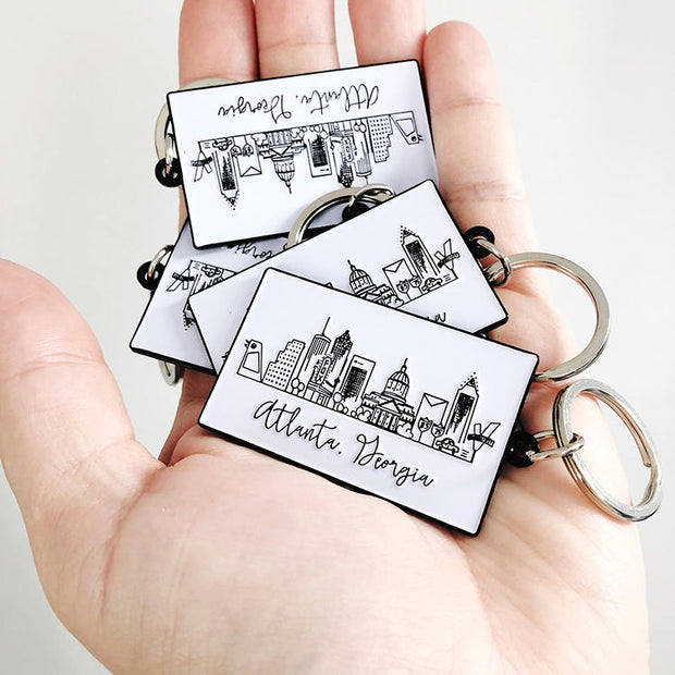 Atlanta Skyline Keychain