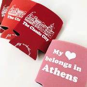 My Heart Belongs in Athens Can Holder