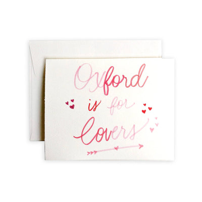 Oxford is for Lovers Greeting Card