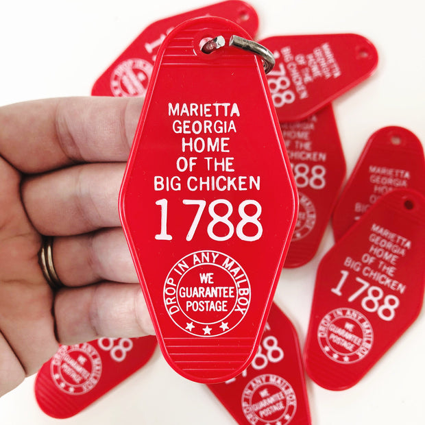 Marietta, Georgia Motel Keychain