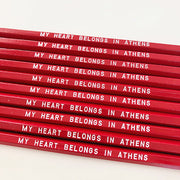 My Heart Belongs in Athens Pencils