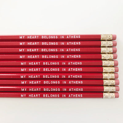 My Heart Belongs in Athens Pencils