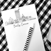 *Available in a Variety of Skylines* Personalized Notepads