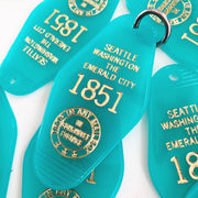 Seattle, Washington Motel Keychain