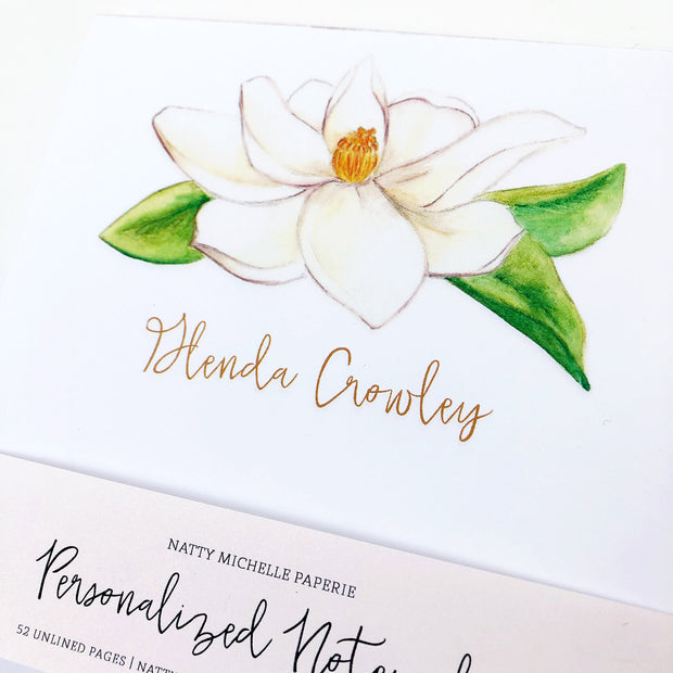 Magnolia Personalized Notepad