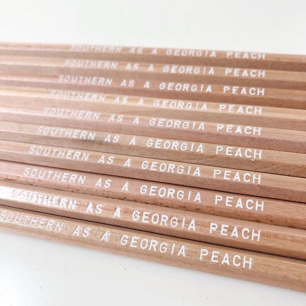 Southern as a Georgia Peach Pencils