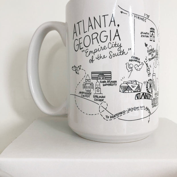 Atlanta Map Mug