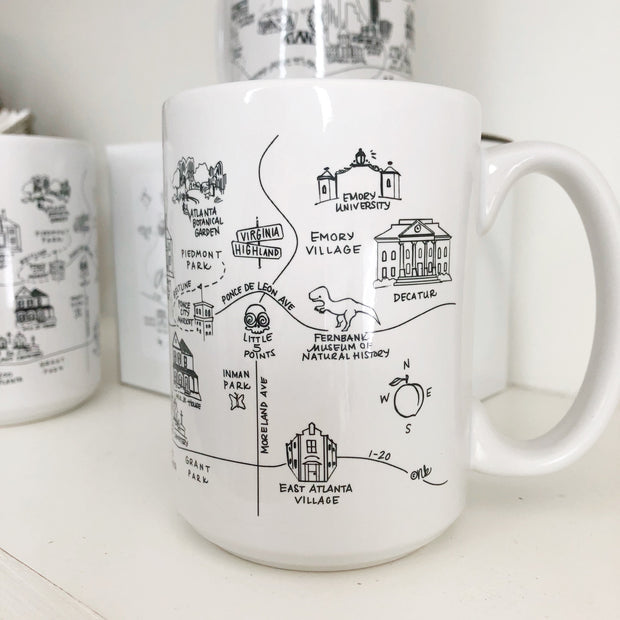 Atlanta Map Mug