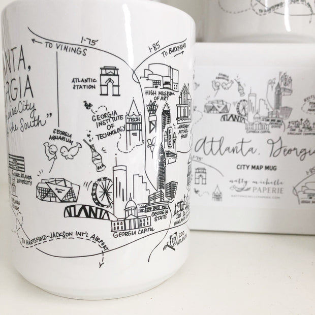 Atlanta Map Mug