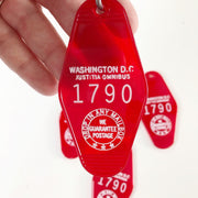 Washington, D.C. Motel Keychain