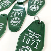 Birmingham, Alabama Motel Keychain