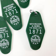 Birmingham, Alabama Motel Keychain