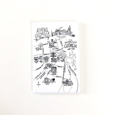 University of Georgia, Athens, Georgia Map