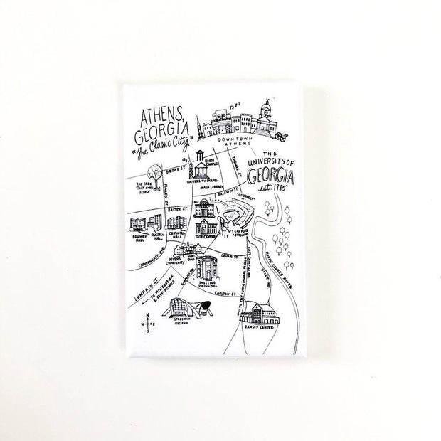 University of Georgia, Athens, Georgia Map