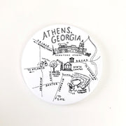 Athens Red and Black Magnets