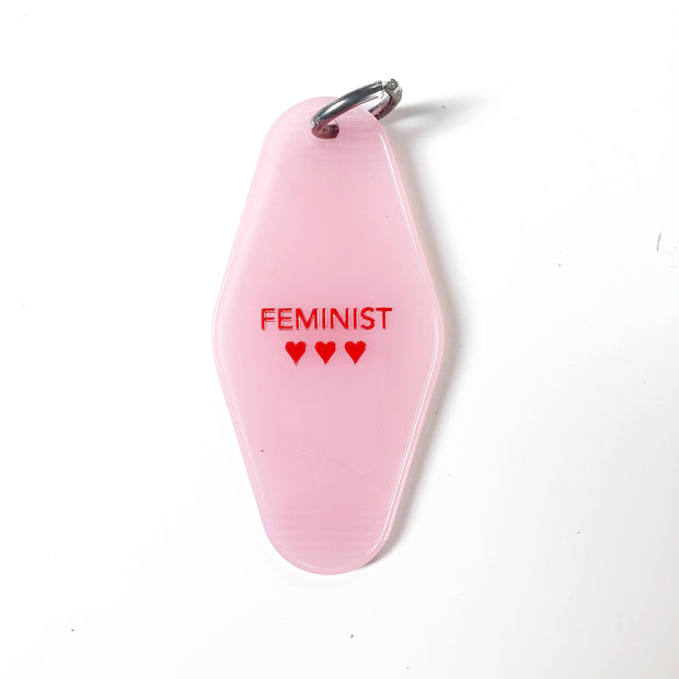 Feminist Motel Keychain