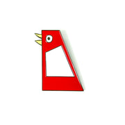Marietta, Georgia Big Chicken Enamel Pin