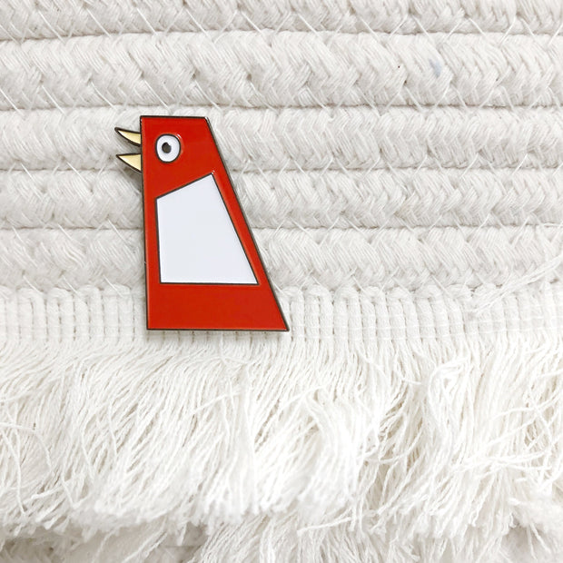 Marietta, Georgia Big Chicken Enamel Pin