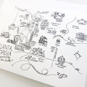Atlanta, Georgia Pen & Ink Map Greeting Card