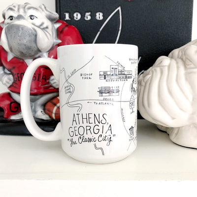 Athens Map Mug