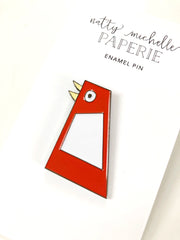 Marietta, Georgia Big Chicken Enamel Pin