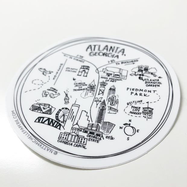 Atlanta, Georgia Sticker