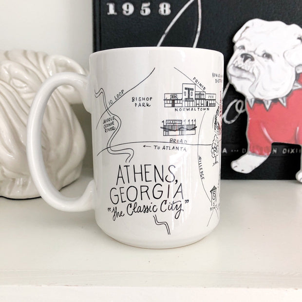 Athens Map Mug