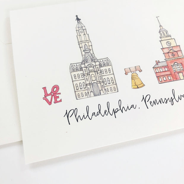 Philadelphia, Pennsylvania Greeting Card