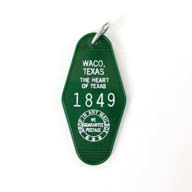 Waco, Texas Motel Keychain