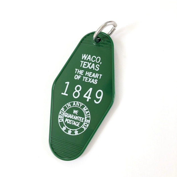 Waco, Texas Motel Keychain