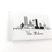 Tulsa, Oklahoma Skyline Magnets