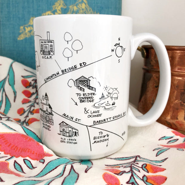 Watkinsville Map Mug