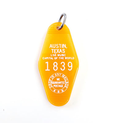 Austin, Texas Motel Keychain