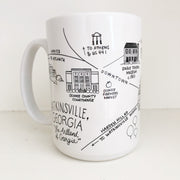 Watkinsville Map Mug