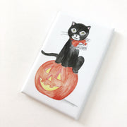 Halloween Black Cat Magnets