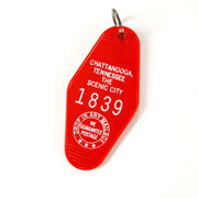 Chattanooga, Tennessee Motel Keychain