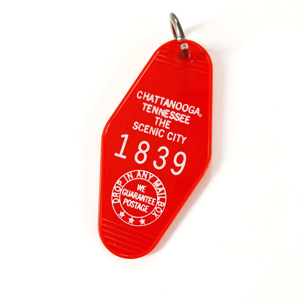 Chattanooga, Tennessee Motel Keychain