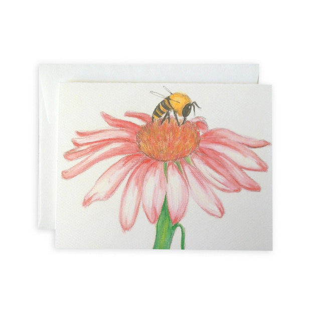 Pink Daisy Greeting Card