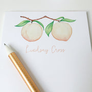 Peaches Personalized Notepad