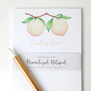 Peaches Personalized Notepad
